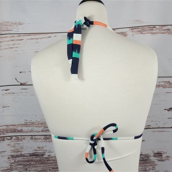 ViX Paula Hermanny Bia Tube Halter Bikini Swimsuit Stripe Size Small - Picture 4 of 13